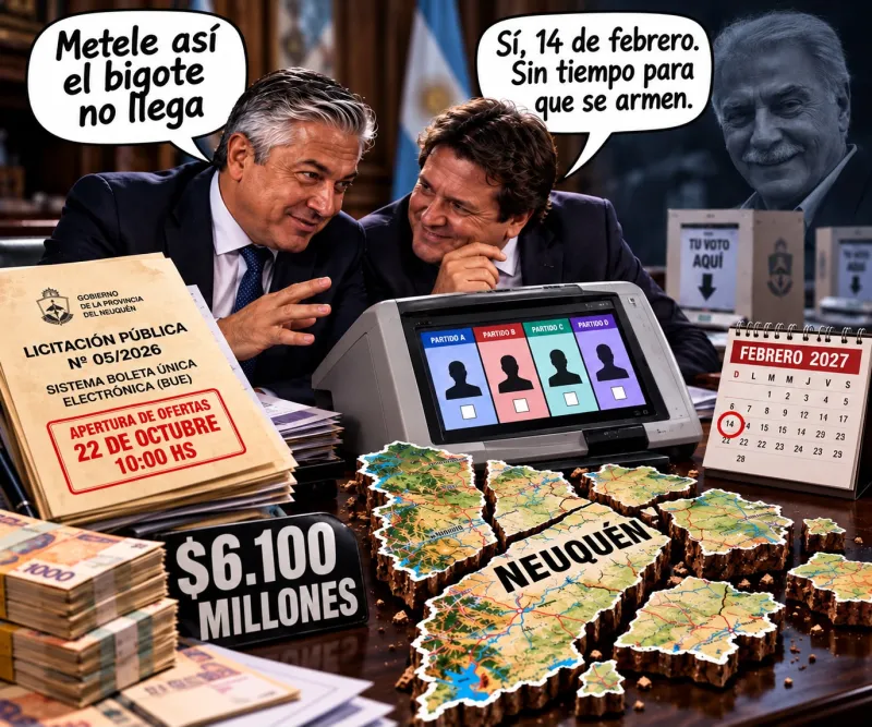 FIGUEROA ACELERA LA MAQUINARIA ELECTORAL: $6.100 MILLONES, UNA LICITACIÓN EXPRÉS Y EL FANTASMA DE LAS ELECCIONES ANTICIPADAS