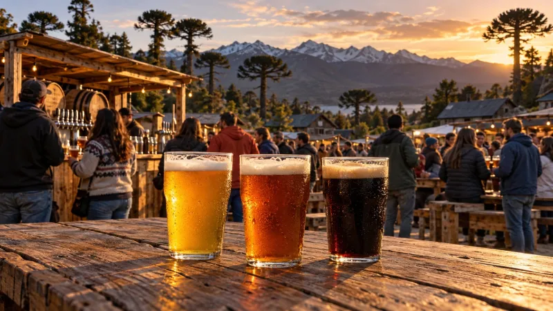 Aluminé celebró sus 111 años con el Festival de la Cerveza Artesanal y hotelería casi llena