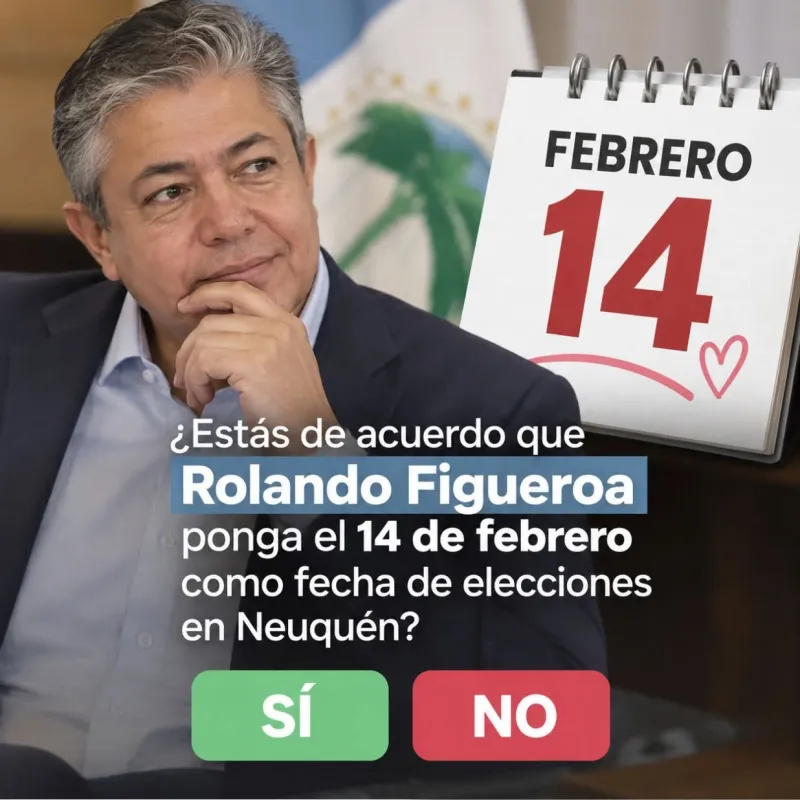 Figueroa quiere adelantar las elecciones al 14 de febrero: ¿estás de acuerdo?